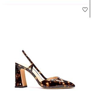 Kate Spade sling back block heels